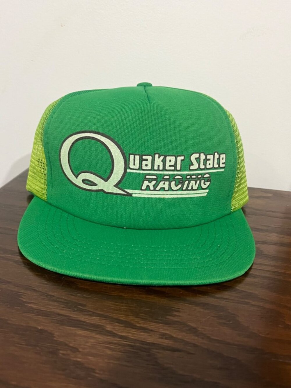 Quaker State Racing Green Trucker Hat Snapback Cap By King Sports One Size